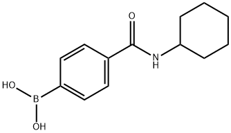 4-(CYCLOHEXYLAMINOCARBONYL)PHENYLBORONIC ACID Structure