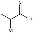 2-氯丙酰氯,7623-09-8,结构式