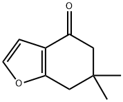6,6-二甲基-4,5,6,7-四氢-1-苯并呋喃-4-酮, 76230-27-8, 结构式