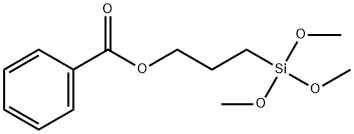 ベンゾイルオキシプロピルトリメトキシシラン 化学構造式