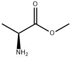 rac-(R*)-2-アミノプロピオン酸メチル 化学構造式