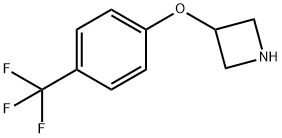 3-[4-(三氟甲基)苯氧基]氮杂环丁烷,76263-21-3,结构式