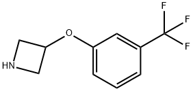 3-[3-(trifluoromethyl)phenoxy]azetidine, 76263-23-5, 结构式