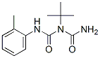 1-carbamoyl-3-(2-methylphenyl)-1-tert-butyl-urea Struktur