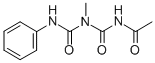 1-Acetyl-3-methyl-5-phenylbiuret Structure