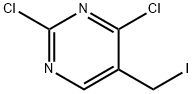 2,4-ジクロロ-5-(ヨードメチル)ピリミジン 化学構造式