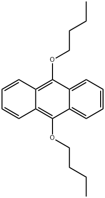 9,10-Dibutoxyanthracene Structure