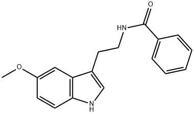 N-[2-(5-methoxy-1H-indol-3-yl)ethyl]benzamide Structure