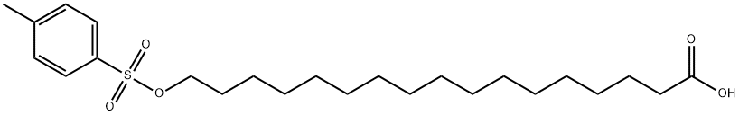 17-(甲苯磺酰氧基)十七烷酸, 76298-42-5, 结构式