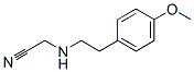Acetonitrile, [[2-(4-methoxyphenyl)ethyl]amino]- (9CI) Struktur