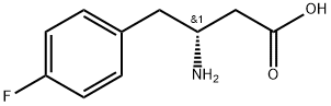 (R)-3-氨基-4-(4-氟苯基)丁酸,763073-51-4,结构式