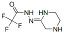 N-[(2Z)-ピペラジン-2-イリデン]-2,2,2-トリフルオロアセトヒドラジド 化学構造式