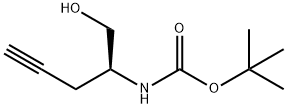 (S)-(1-羟基戊-4-炔-2-基)氨基甲酸叔丁酯, 763122-73-2, 结构式