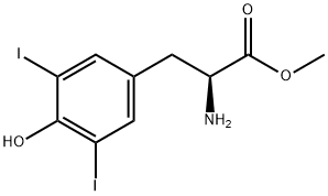 METHYL 3,5-DIIODO-L-TYROSINATE 化学構造式