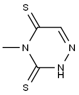 1,2,4-Triazine-3,5(2H,4H)-dithione,  4-methyl-,7632-29-3,结构式