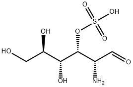 glucosamine 3-O-sulfate Struktur