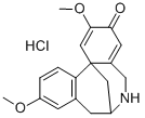 3H-7,12b-Methanodibenz(c,e)azocin-3-one, 5,6,7,8-tetrahydro-2,10-dimet hoxy-, hydrochloride, (+-)- 结构式