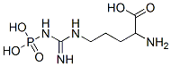 2-アミノ-5-[[イミノ(ホスホノアミノ)メチル]アミノ]ペンタン酸 化学構造式