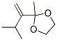 1,3-Dioxolane,  2-methyl-2-(2-methyl-1-methylenepropyl)- Struktur