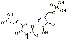 uridine-5-oxyacetic acid 5'-monophosphate Struktur