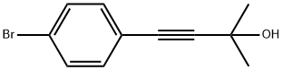 4-(4-BroMophenyl)-2-Methylbut-3-yn-2-ol Structure