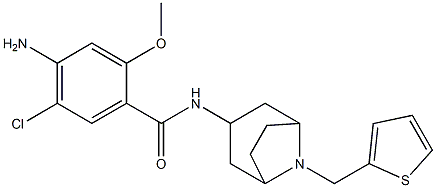exo-4-Amino-5-chloro-2-methoxy-N-(8-(2-thenyl)-8-azabicyclo(3.2.1)oct- 3-yl)benzamide Structure