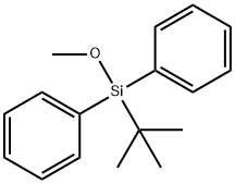 T-BUTYLDIPHENYLMETHOXYSILANE Structure