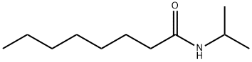 OctanaMide, N-(1-Methylethyl)- Structure