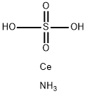 硫酸セリウム(IV)アンモニウム SOLUTION REAG. PH. EUR.,VOLUMETRIC,0.1 M CE(NH4)4(SO4)4 化学構造式
