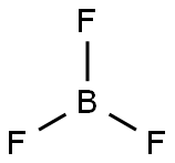 Boron trifluoride Struktur