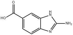 2-AMINO-1H-BENZIMIDAZOLE-5-CARBOXYLIC ACID Structure