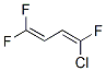 1-Chloro-1,4,4-trifluorobutadiene Structure
