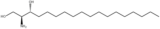 D-赤式-C 18 - 二氢-D-神经鞘氨醇, 764-22-7, 结构式