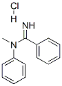 N-methyl-N-phenyl-benzenecarboximidamide hydrochloride Struktur