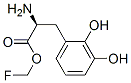 alpha-monofluoromethyl-beta-(2,3-dihydroxyphenyl)alanine Struktur