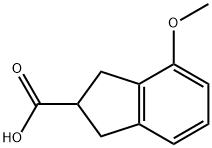 4-甲氧基-2,3-二氢-1H-茚-2-羧酸, 76413-91-7, 结构式