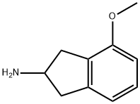4-Methoxy-2,3-dihydro-1H-inden-2-aMine Structure