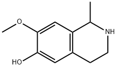 7-甲氧基-6-羟基-1-甲基-1,2,3,4-四氢异喹啉,76419-97-1,结构式