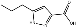 3-丙基-1H-吡唑-5-羧酸 结构式