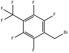 2,3,5,6-テトラフルオロ-4-(トリフルオロメチル)ベンジルブロミド 化学構造式