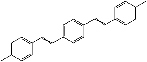 1,4-二(4-甲基苯乙烯基)苯 结构式