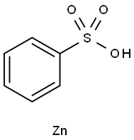 ビス(ベンゼンスルホン酸)亜鉛 化学構造式