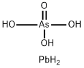dioxidoarsinic acid: lead(+2) cation Structure