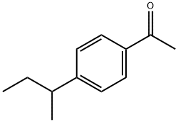 1-(4-仲丁基苯基)乙酮,7645-81-0,结构式