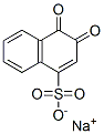 B-Naphthoquinone-4-sulfonic acid sodium salt 化学構造式