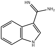 1H-インドール-3-カルボキシイミドアミド 化学構造式