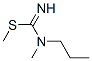 Carbamimidothioic acid, N-methyl-N-propyl-, methyl ester (9CI) Struktur