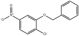 2-(Benzyloxy)-1-chloro-4-nitrobenzene Struktur