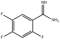 2,4,5-TRIFLUORO-BENZAMIDINE Structure