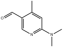 6-(DIMETHYLAMINO)-4-METHYLNICOTINALDEHYDE Struktur